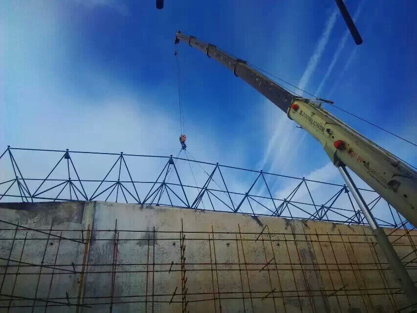 肥城食堂网架结构工程
